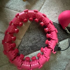 Pink Weighted Fitness Hoop